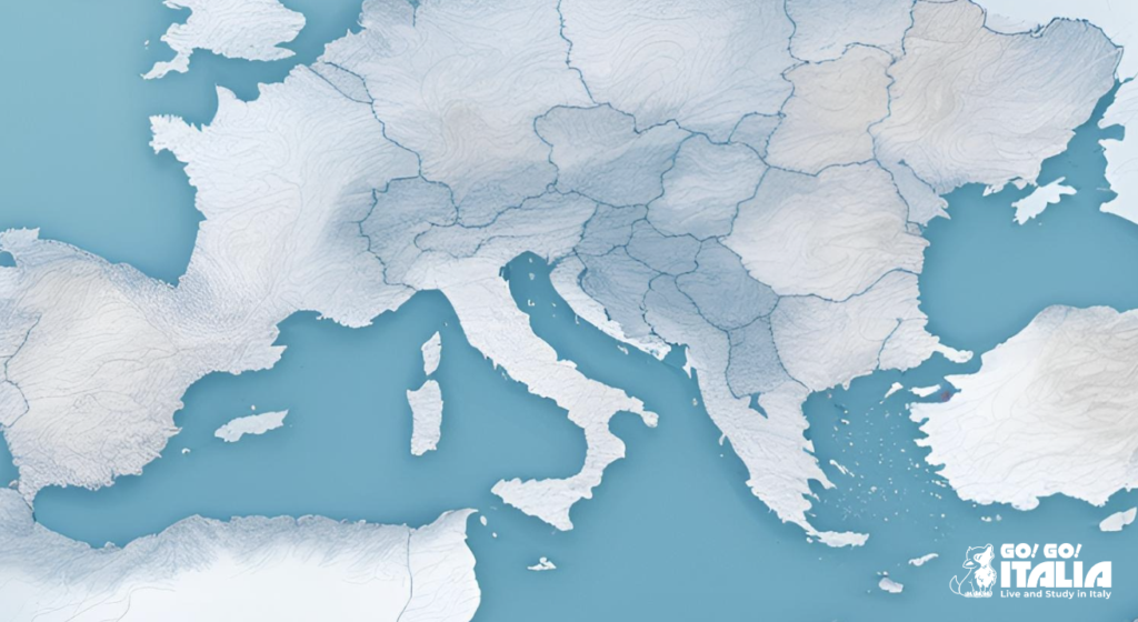 Ski destination in Italy